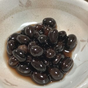 コツなし、圧力鍋で簡単！黒豆の煮物